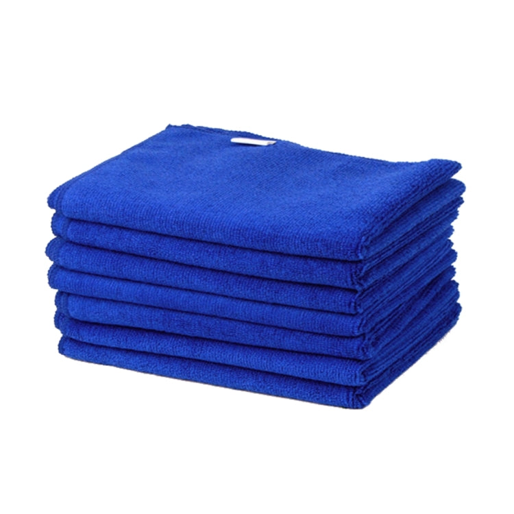 10x Blue Microfiber Cleaning Cloths | Car Detailing Polish Wax | Super Absorbent UK