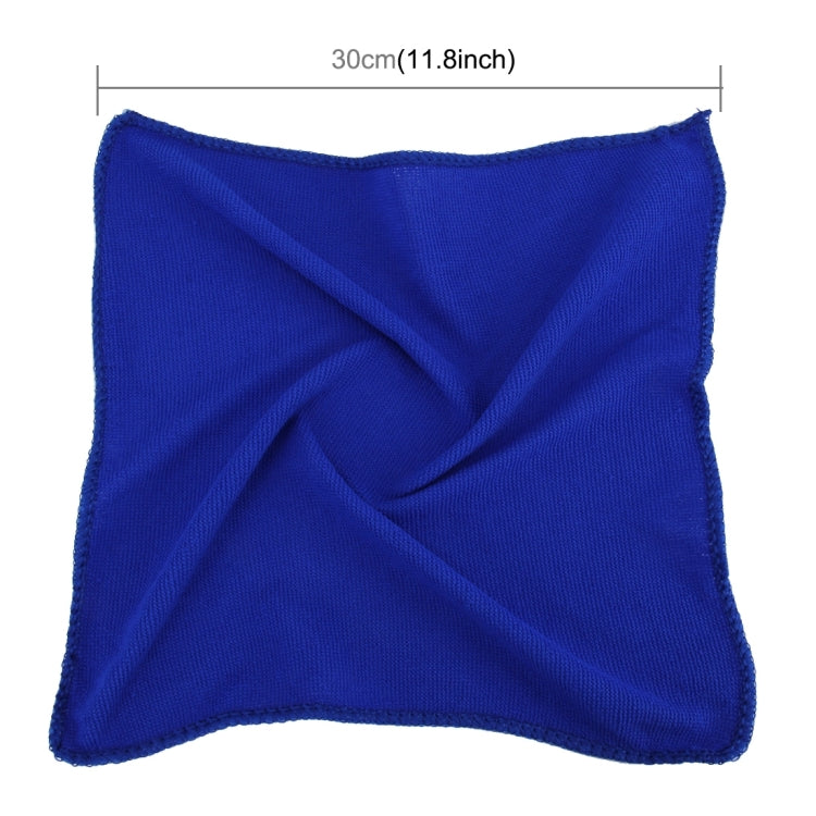 10x Blue Microfiber Cleaning Cloths | Car Detailing Polish Wax | Super Absorbent UK