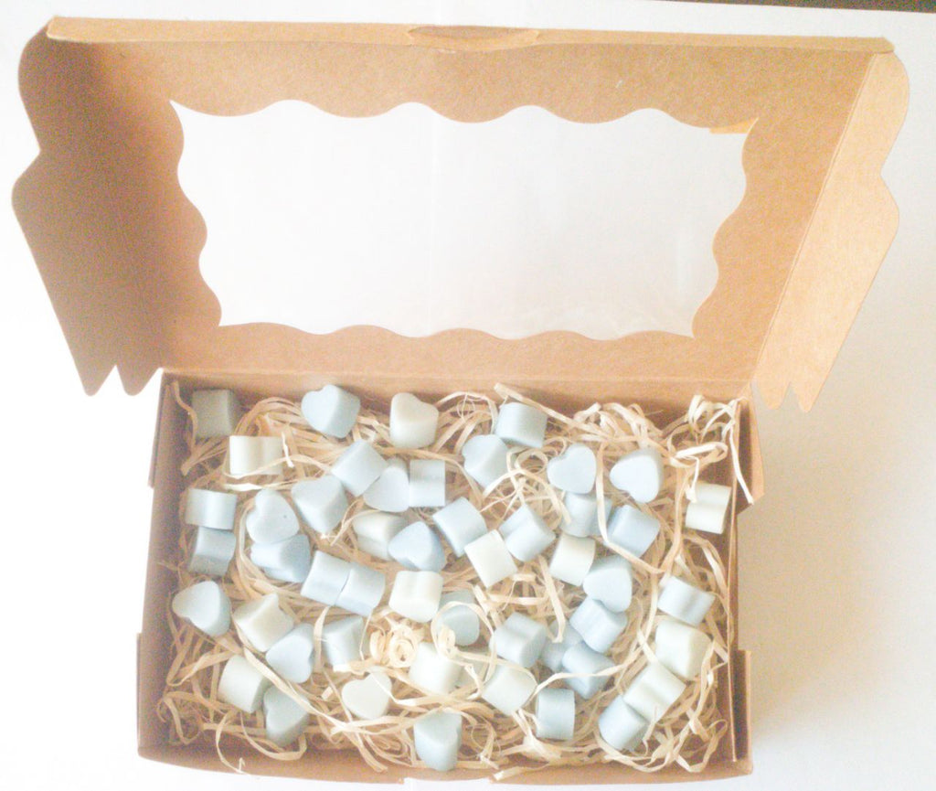 Wax Melts Hearts – Lavender | 100 pcs. Gift Box