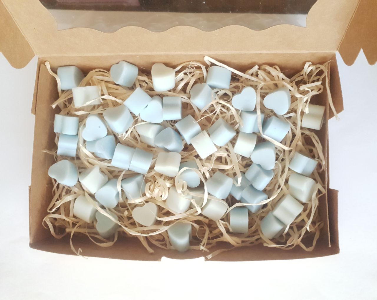 Wax Melts Hearts – Lavender | 100 pcs. Gift Box